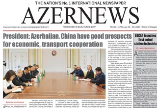 Вышла очередная печатная версия онлайн-газеты AzerNews