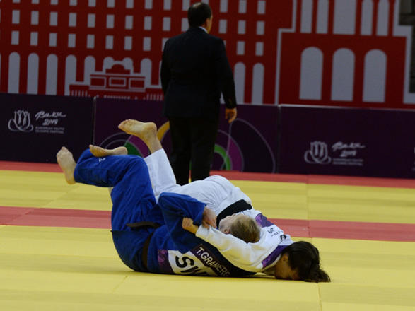 All Azerbaijani judokas reach 1/4 finals as part of EYOF Baku 2019