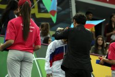 EYOF-da idman gimnastikası üzrə qadın atletlərin çöxnövçülükdə mükafatlandırma mərasimi keçirilib (FOTO)