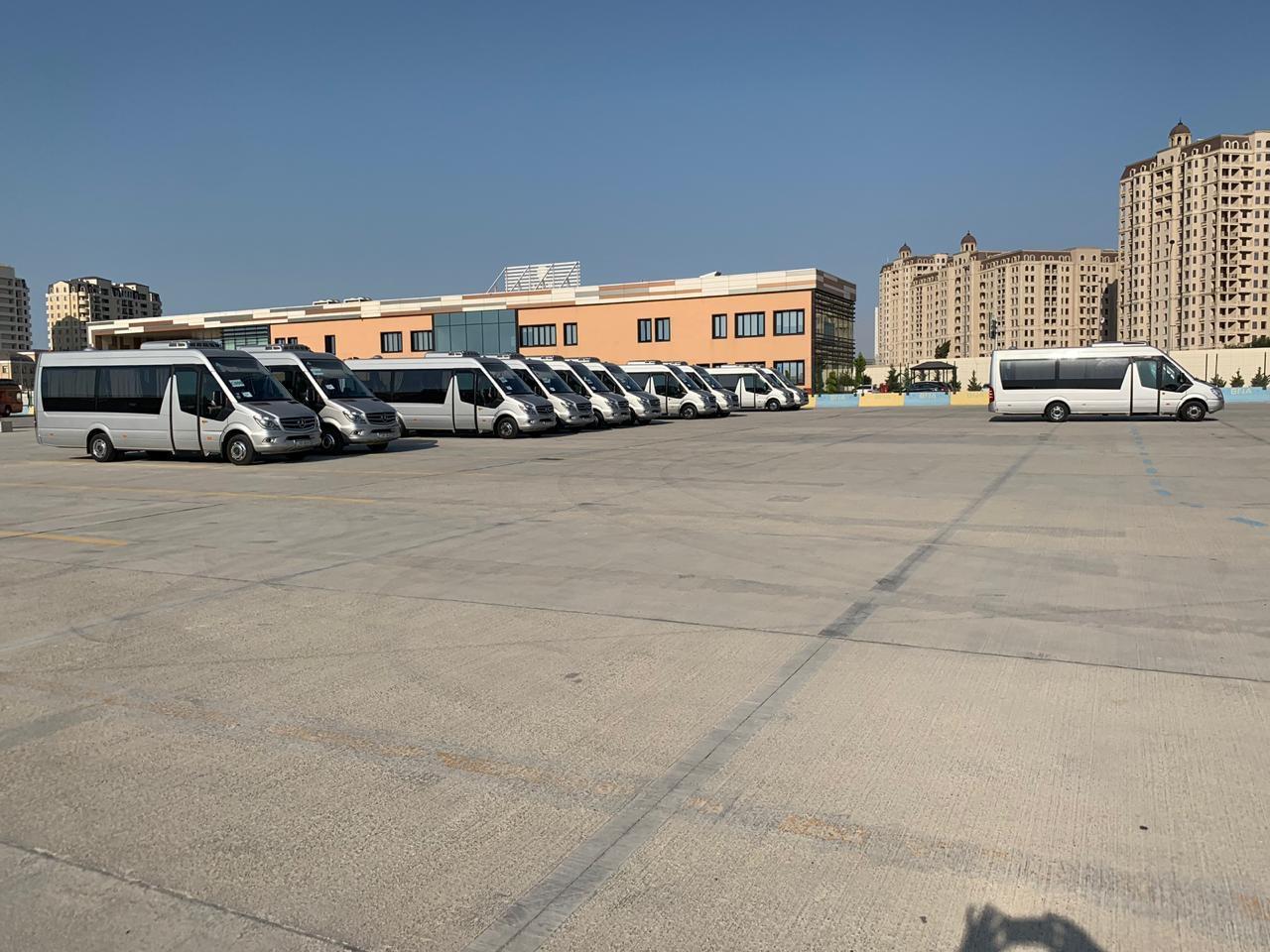 EYOF Bakı 2019-da qonaqların və atletlərin daşınmasına 140 avtobus və 38 miniavtobus cəlb edilib (FOTO)