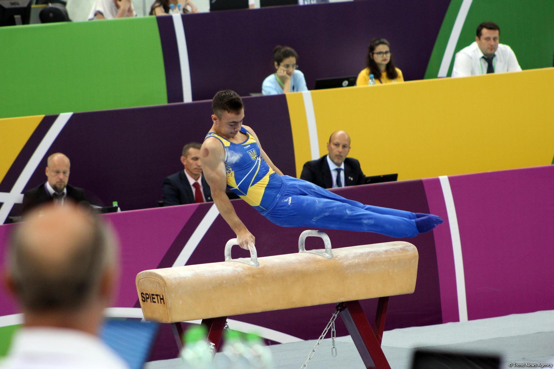 Fourth day of artistic gymnastics competitions kick off as part of EYOF Baku 2019 (PHOTO)