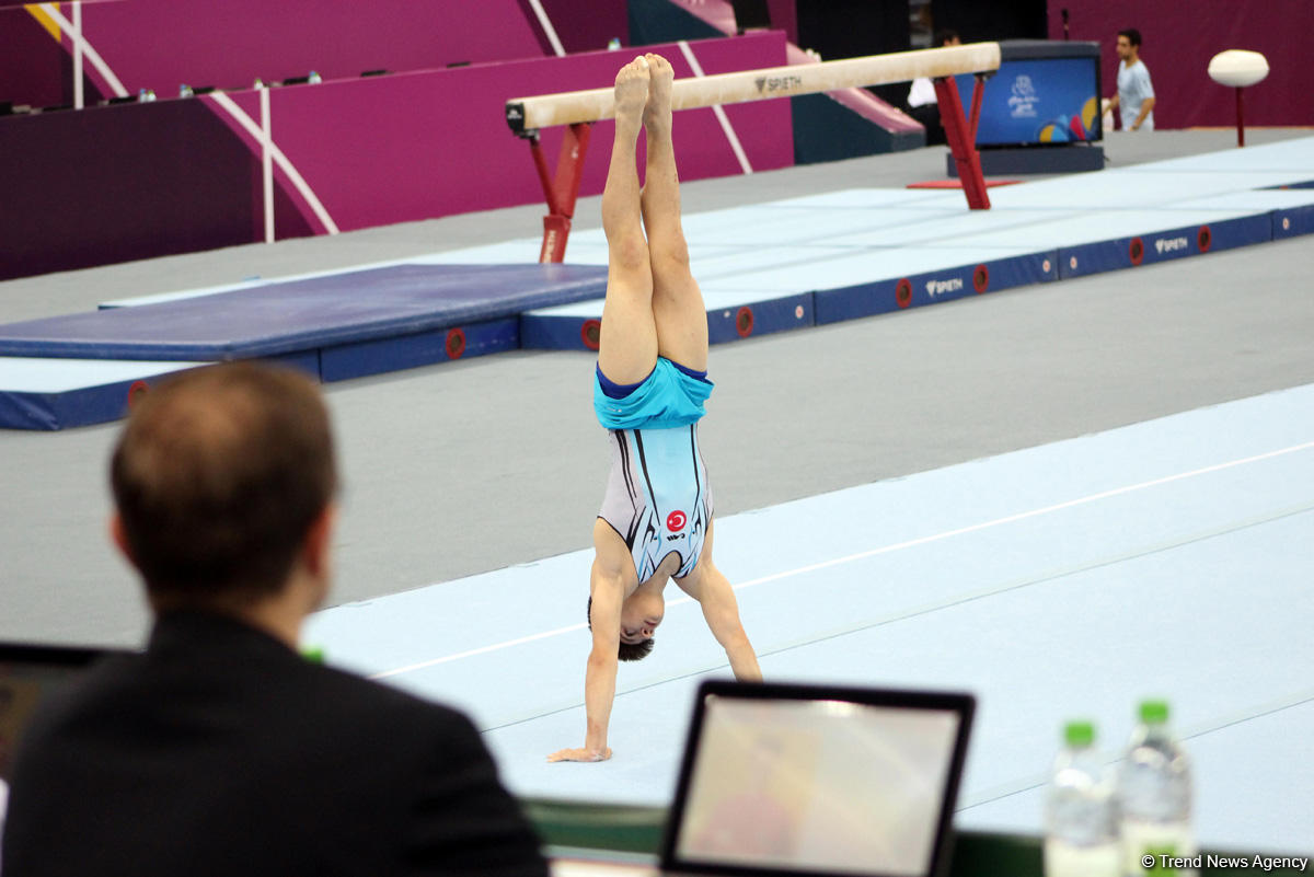 "EYOF Bakı-2019": İdman gimnastikası yarışlarından maraqlı anlar (FOTO)