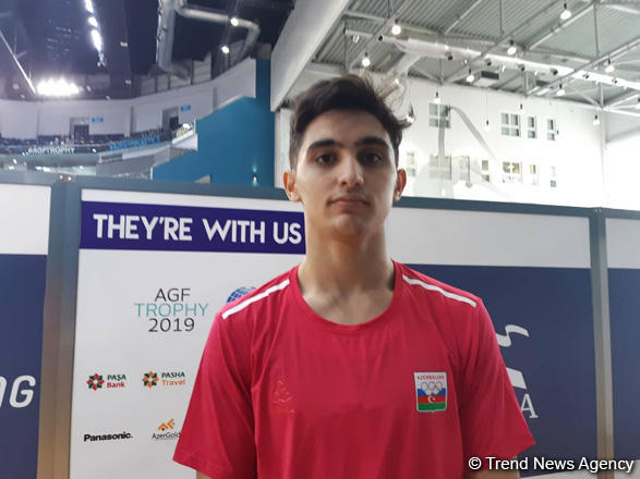 Azerbaijani gymnast grabs silver in pommel horse exercises at EYOF Baku 2019