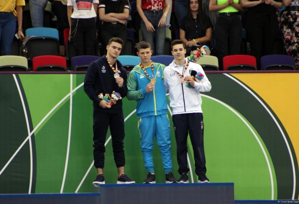 EYOF Baku 2019: Украинский гимнаст завоевал «золото» в упражнениях на перекладине – церемония награждения (ФОТО)