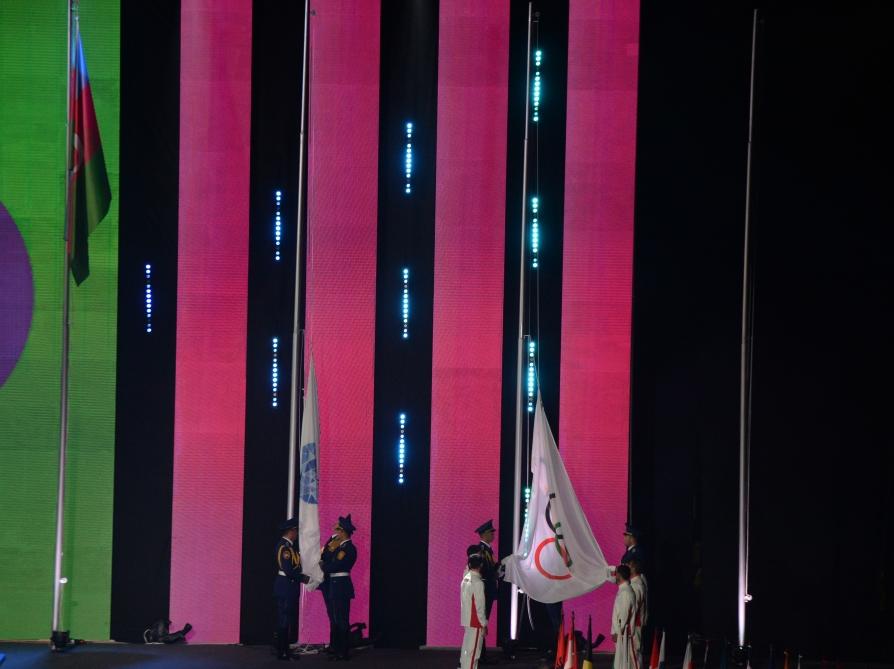 Heydar Aliyev Foundation VP Leyla Aliyeva attends closing ceremony of XV Summer European Youth Olympic Festival (PHOTO/VIDEO)