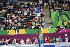 "EYOF Bakı-2019": İdman gimnastikası yarışlarından maraqlı anlar (FOTO)