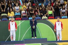 EYOF Baku 2019: Церемония награждения победителей в опорном прыжке и в упражнениях на бревне (ФОТО)