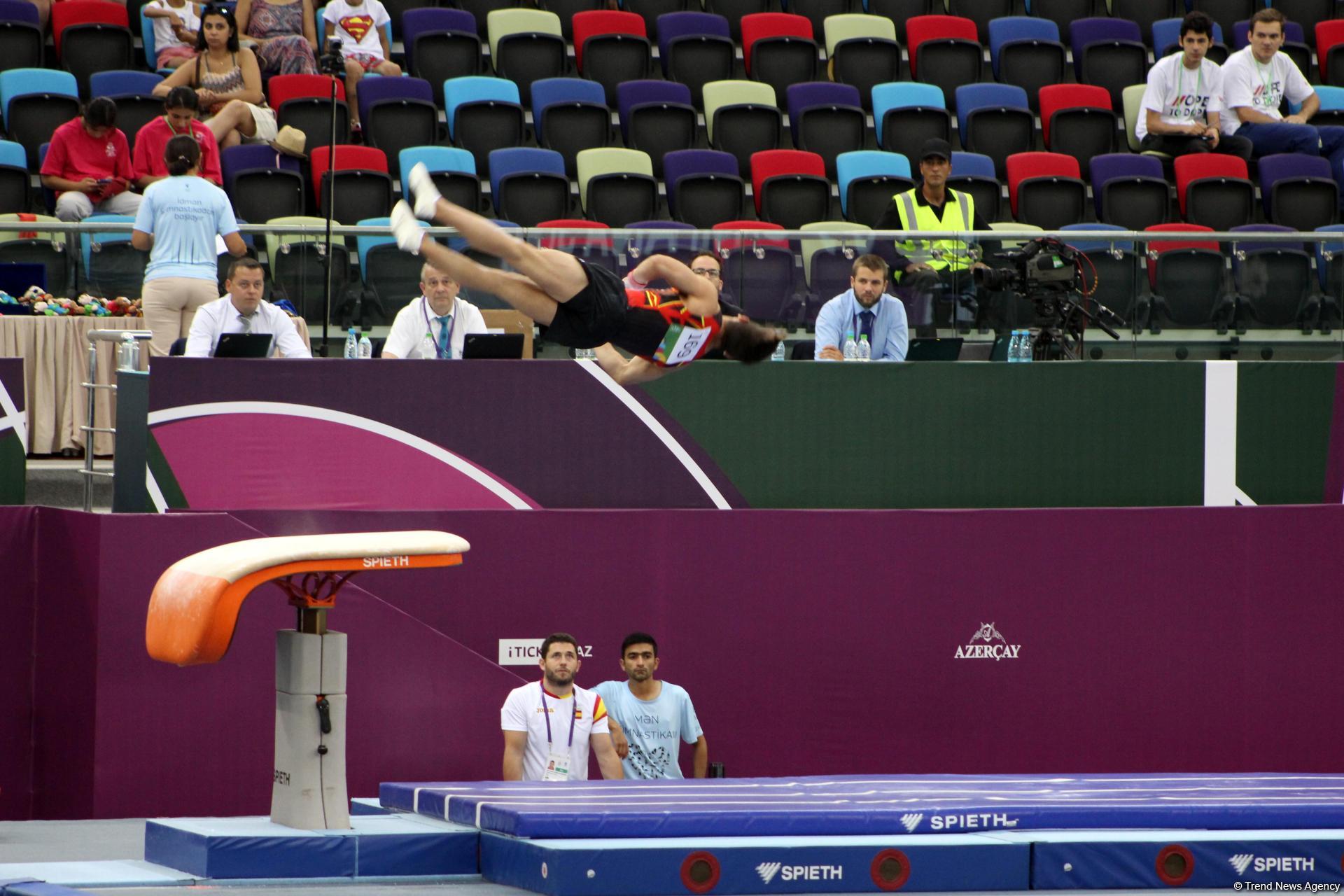 "EYOF Bakı-2019": İdman gimnastikası yarışlarından maraqlı anlar (FOTO)