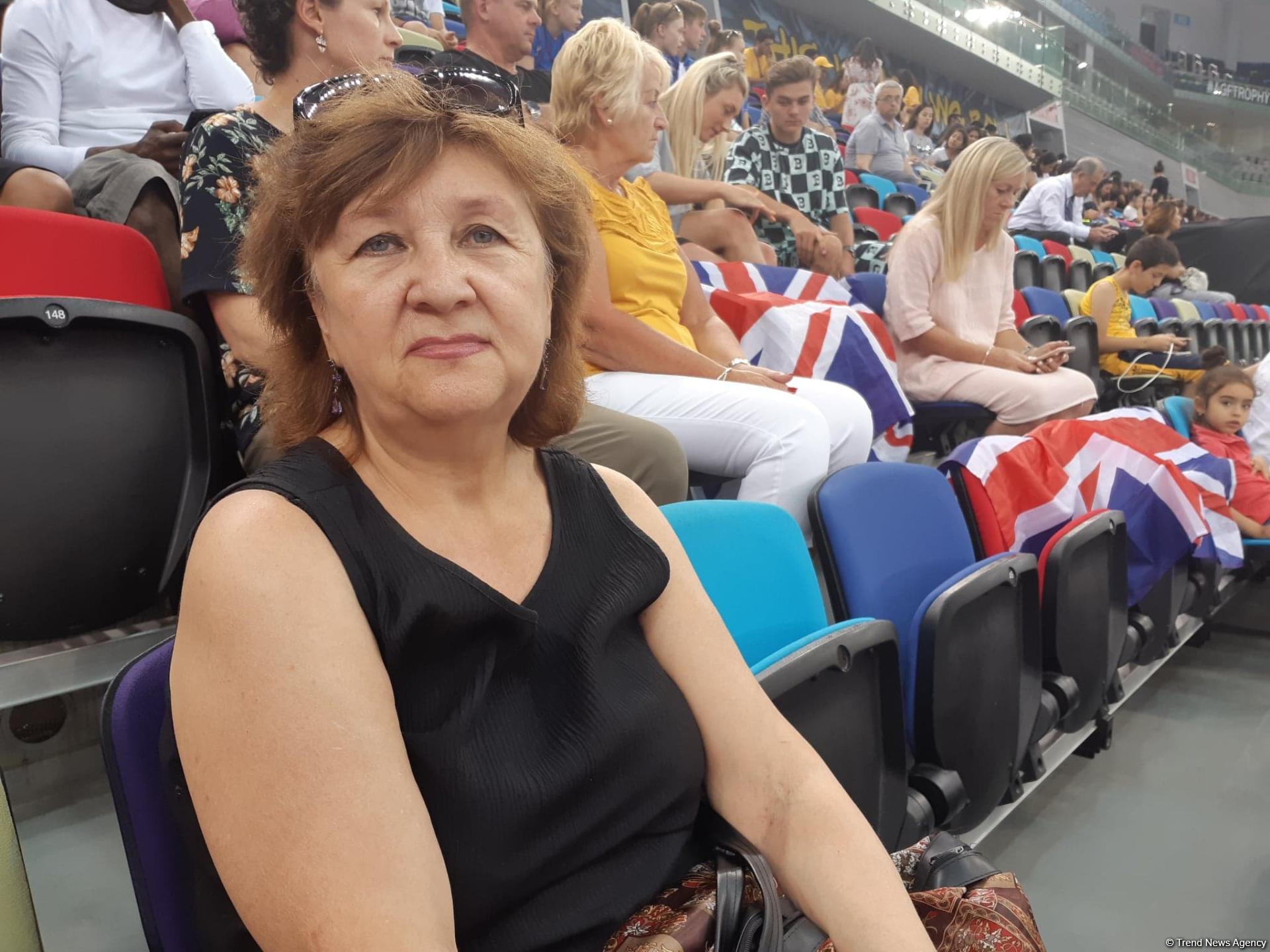EYOF Baku 2019: Соревнования в Национальной арене гимнастики всегда проходят интересно – зрительница