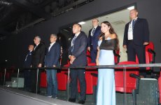 Heydar Aliyev Foundation VP Leyla Aliyeva attends closing ceremony of XV Summer European Youth Olympic Festival (PHOTO/VIDEO) (UPDATED)