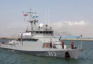 Военный корабль Казахстана прибыл в Баку (ФОТО/ВИДЕО)