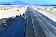 Продолжается строительство второй взлетно-посадочной полосы в Нахчыване (ФОТО)