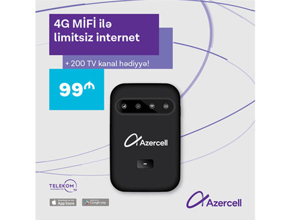 Azercell-dən yeni 4G MiFi kampaniyası