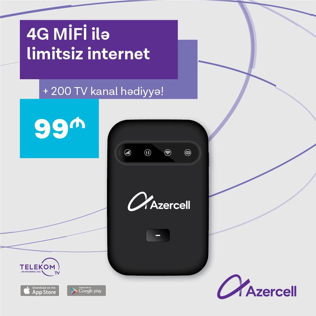 Azercell-dən yeni 4G MiFi kampaniyası