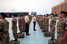 Группа азербайджанских миротворцев вернулась из Афганистана (ФОТО)