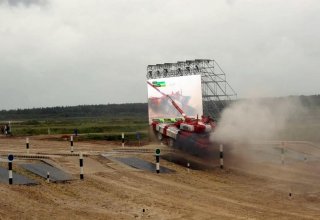 Azerbaijani tank crew have become one more step closer to the final of the “Tank Biathlon” contest