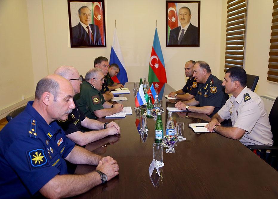 Delegation of Russian Defense Ministry on working visit in Azerbaijan (PHOTO)