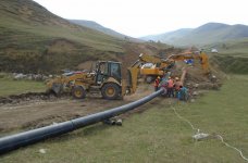 В Дашкесане завершилось строительство водных и канализационных сетей (ФОТО)