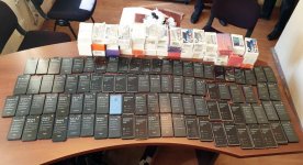В Азербайджане пресечена попытка контрабандного ввоза  мобильных телефонов (ФОТО)