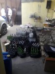 В Гяндже пресечена деятельность подпольного цеха по производству контрафактного алкоголя (ФОТО)