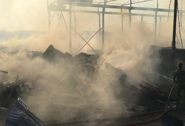 Лица, госпитализированные в связи с пожаром на "Тахта базары" выписаны из больницы