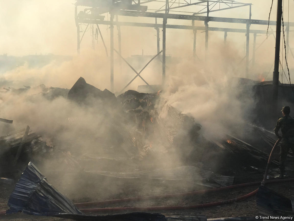 Лица, госпитализированные в связи с пожаром на "Тахта базары" выписаны из больницы
