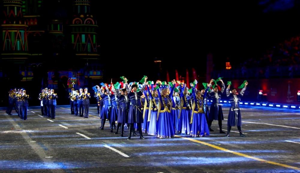 Азербайджанский оркестр на Международном фестивале "Спасская башня" (ФОТО/ВИДЕО)