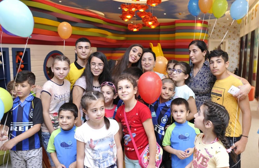 Azerbaijan’s First VP Mehriban Aliyeva attends opening of orphanage-kindergartens and joined festivities for children