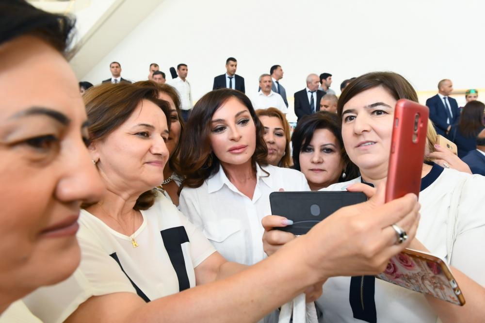 Azerbaijan's First VP Mehriban Aliyeva attends event with IDPs (PHOTO)