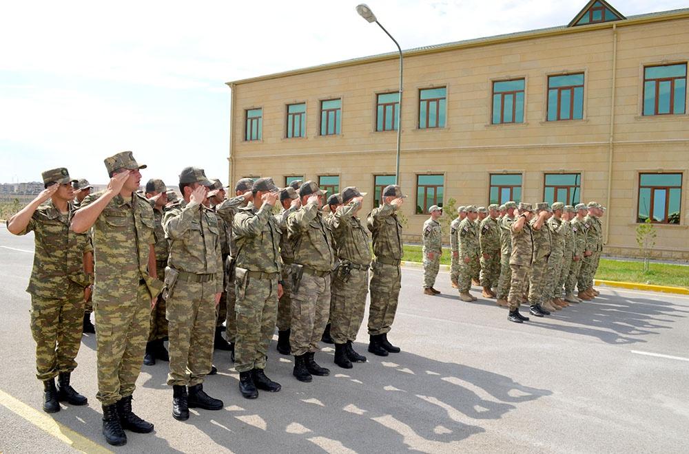 Турецкие и грузинские военнослужащие прибыли в Баку (ФОТО)