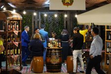 Vice-President of Heydar Aliyev Foundation Leyla Aliyeva views pavilions at First Grape and Wine Festival (PHOTOS)