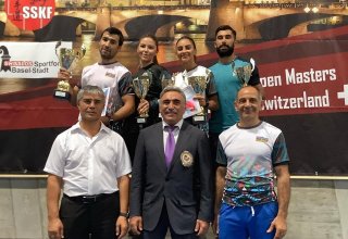 Азербайджанские каратисты завоевали на международном турнире шесть медалей (ФOTO)