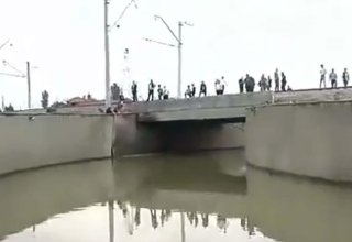 Sabunçuda su basmış yeraltı tuneldən avtomobillərin hərəkəti bərpa olunub - RƏSMİ (VİDEO)