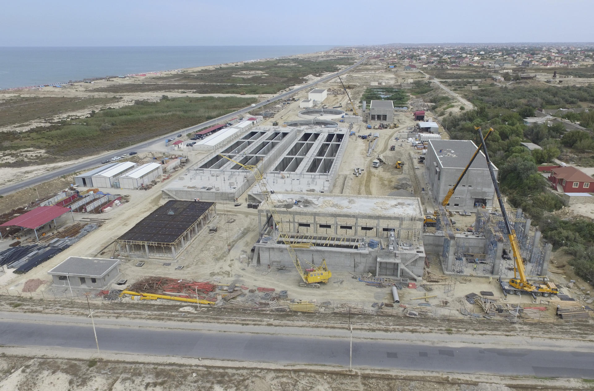 В Азербайджане завершается строительство ультрасовременной водоочистной установки (ФОТО)