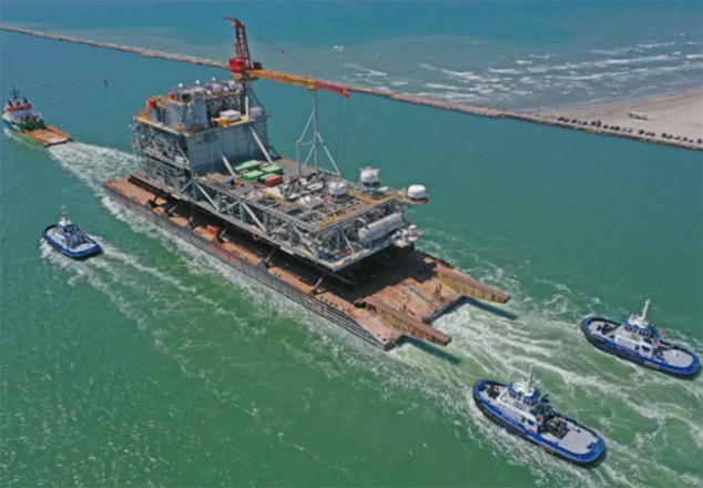 Leviathan gas platform construction enters final stages