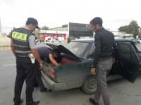 Дорожная полиция Азербайджана задержала 70 водителей (ФОТО)