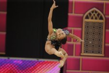 Bakıda bədii gimnastika üzrə dünya çempionatı ərəfəsində sınaq təlim-məşqləri keçirilib (FOTO)