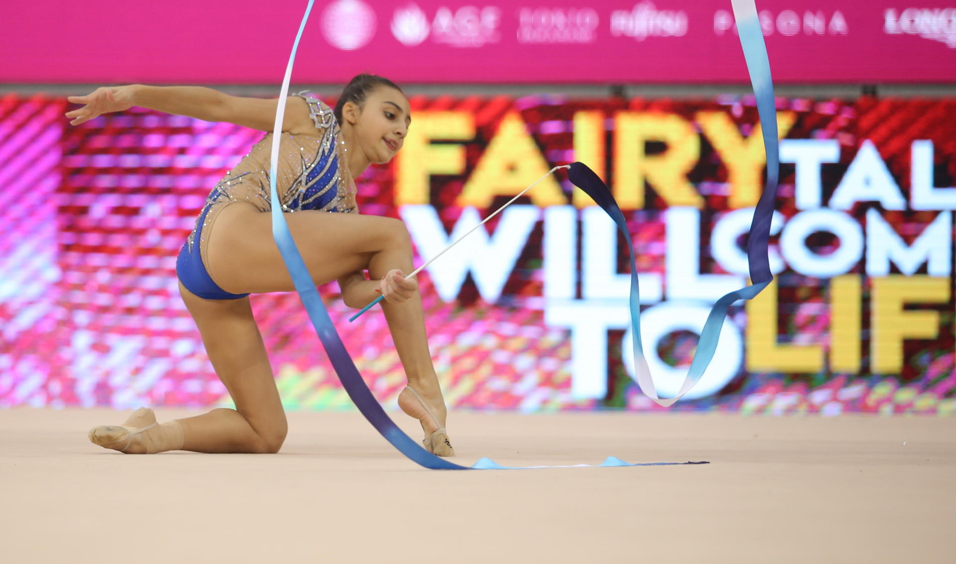 Bakıda bədii gimnastika üzrə dünya çempionatı ərəfəsində sınaq təlim-məşqləri keçirilib (FOTO)