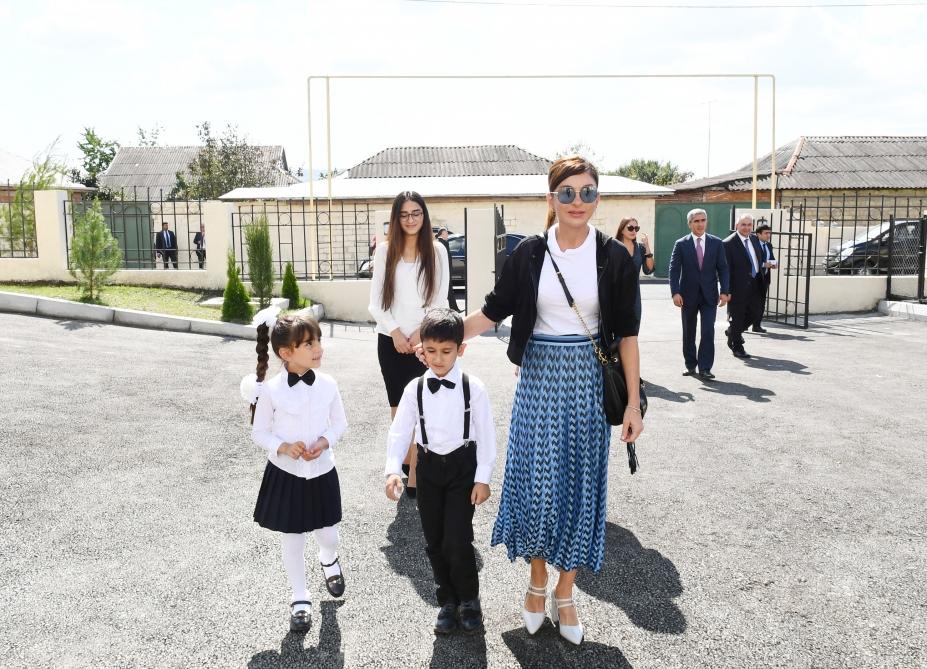 Первый вице-президент Мехрибан Алиева приняла участие в открытии детского сада в городе Исмаиллы (ФОТО) (версия 2)