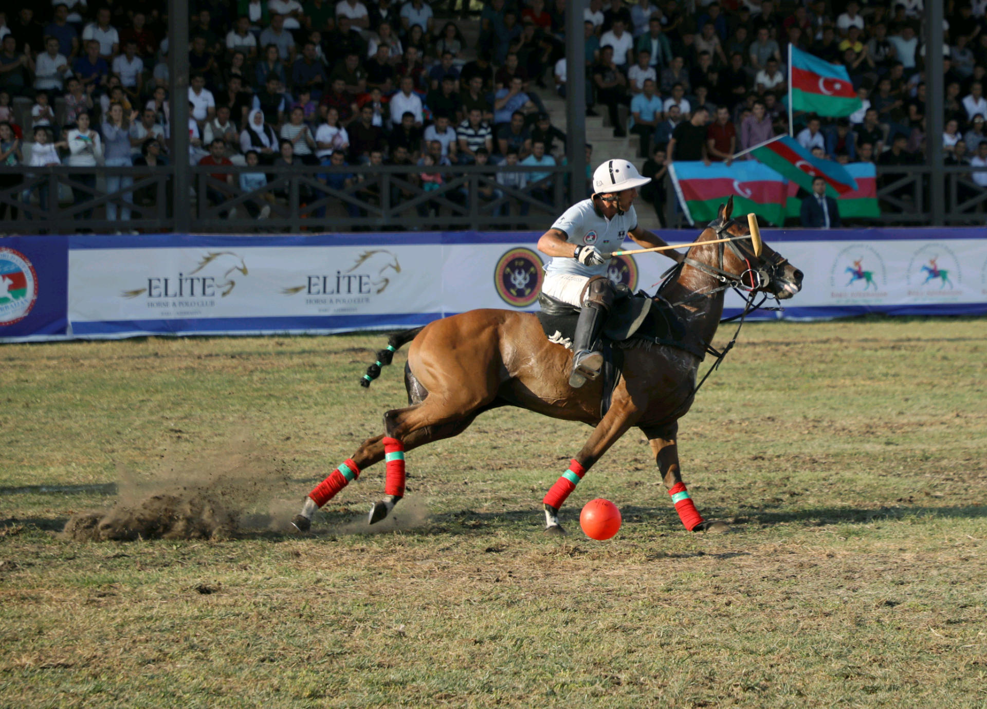 Heydar Aliyev Foundation VP Leyla Aliyeva watches 7th Arena Polo World Cup final (PHOTO)