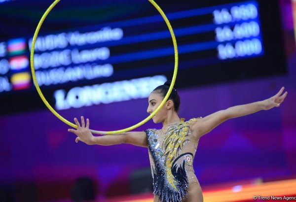 Сборная команда Азербайджана по художественной гимнастике отправляется на чемпионат Европы в Киев