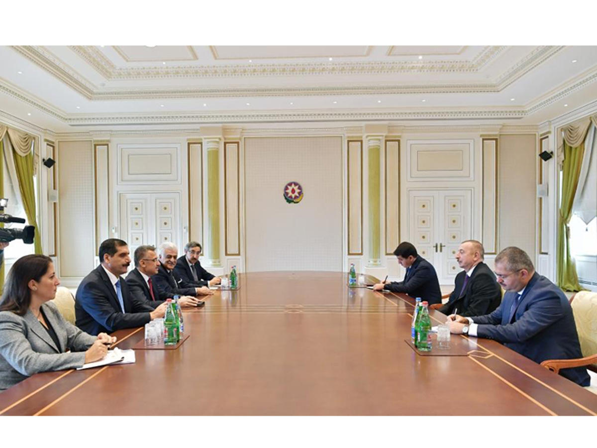 Президент Ильхам Алиев принял вице-президента Турции (ФОТО)