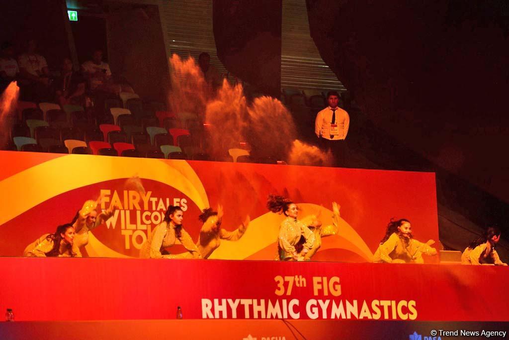 Bakıda bədii gimnastika üzrə 37-ci dünya çempionatının açılış mərasimi keçirildi (FOTO/VİDEO)