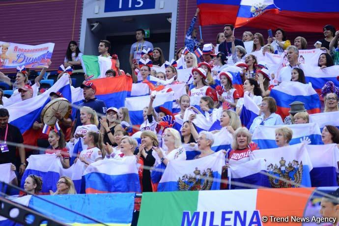 Bakıda bədii gimnastika üzrə dünya çempionatının finalı başlayıb (FOTO)