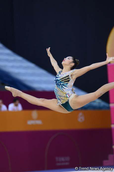 Finals of 37th Rhythmic Gymnastics World Championships kick off in Baku (PHOTO)