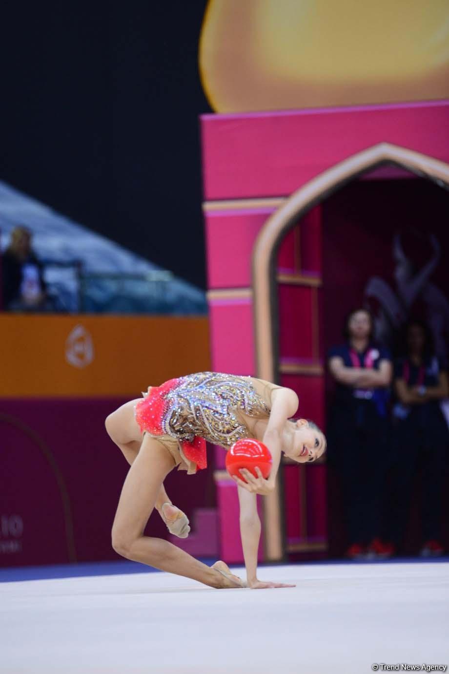 Finals of 37th Rhythmic Gymnastics World Championships kick off in Baku (PHOTO)