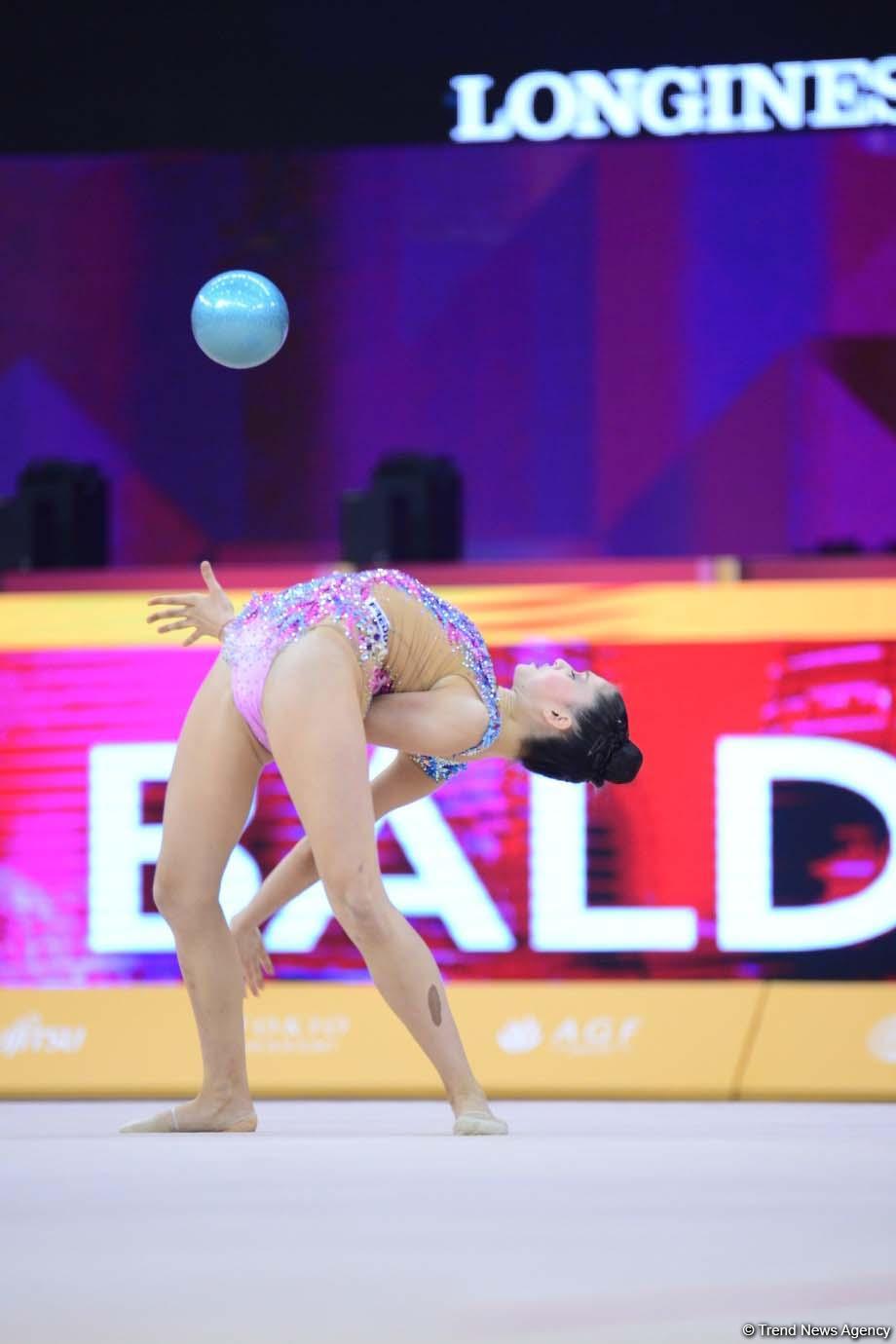 Finals of 37th Rhythmic Gymnastics World Championships kick off in Baku (PHOTO)