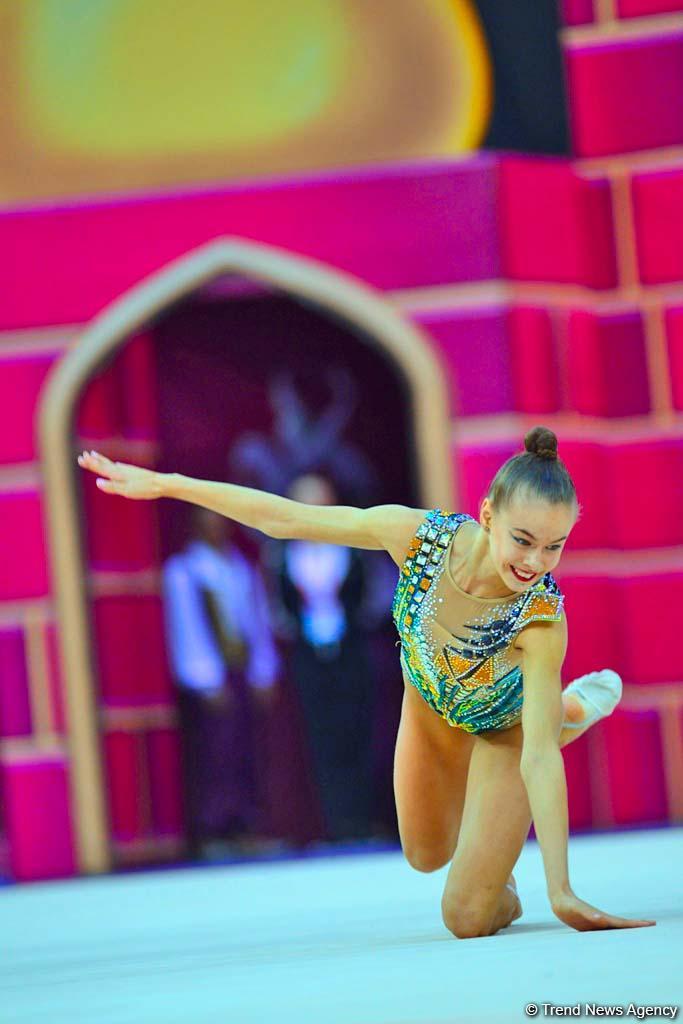 Лучшие моменты второго дня Чемпионата мира по художественной гимнастике в Баку (ФОТО)