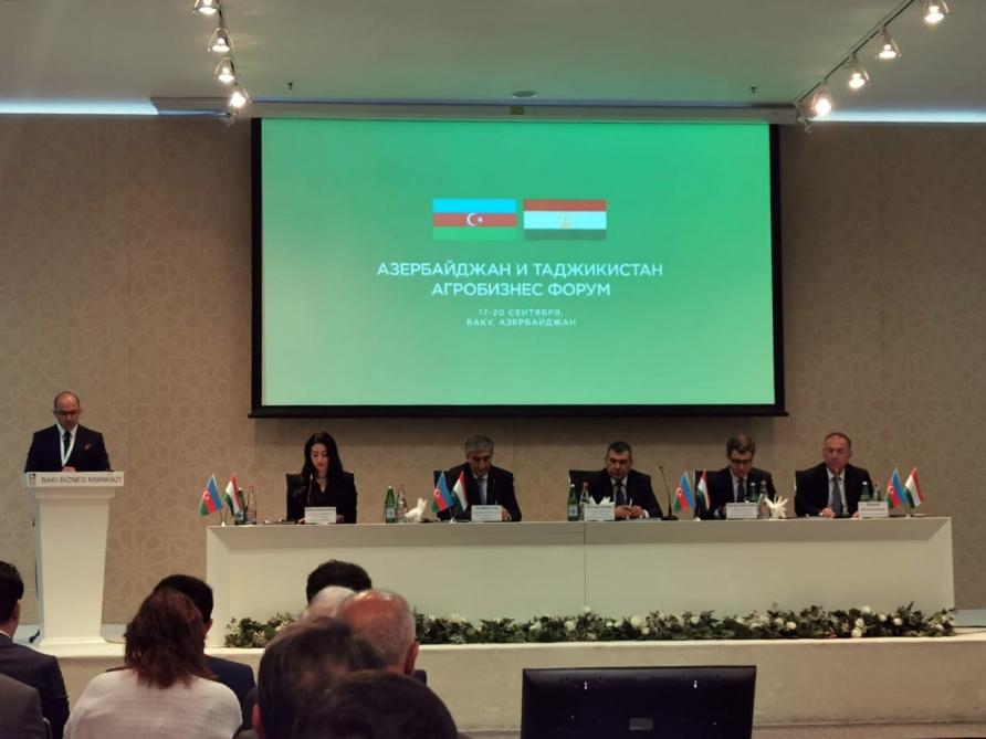 Bakıda Azərbaycan-Tacikistan Aqrobiznes Forumu keçirilir