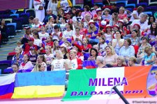 Bakıda bədii gimnastika üzrə dünya çempionatı azarkeşlər üçün bayramdır (FOTO)